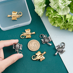 6Pcs 2 Colors PVD Vacuum Plating 304 Stainless Steel Pendants&nbsp;STAS-UN0038-90