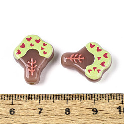 Printed Opaque Resin Beads&nbsp;RESI-N043-20A