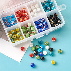 Handmade Millefiori Lampwork Beads&nbsp;LK-CD0001-001