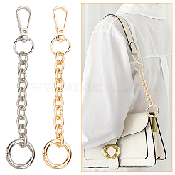 2Pcs 2 Colors Iron Cable Chain Purse Strap Extenders&nbsp;IFIN-WR0001-11