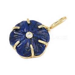 Dyed Natural Lapis Lazuli Carved Pendants&nbsp;G-G330-01G-10