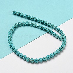 Dyed Synthetic Turquoise Beads Strands&nbsp;G-G075-D02-01