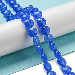 Natural Blue Agate Beads Strands&nbsp;G-NH0015-A01-01
