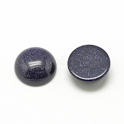 Synthetic Blue Goldstone Cabochons&nbsp;G-R416-12mm-34