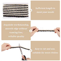 Two Tone Polycotton Braided Rioon&nbsp;OCOR-WH0097-56A