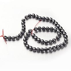 Non-magnetic Synthetic Hematite Bead Strands&nbsp;G-F300-31A-09
