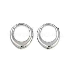 316 Surgical Stainless Steel Hoop Earrings&nbsp;EJEW-G416-42B-P