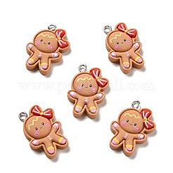 Christmas Opaque Resin Pendants&nbsp;RESI-G043-B09