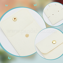 4 Sets Square Microfiber Packing Button Bags&nbsp;ABAG-WR0001-09B