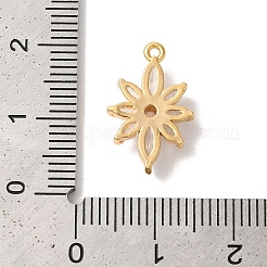 Brass Micro Pave Clear Cubic Zirconia Pendants&nbsp;KK-M294-07G-03