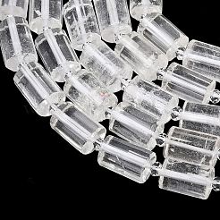 Natural Quartz Crystal Beads Strands&nbsp;G-G453-E02-10x14mm