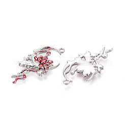 Rack Plating Spray Painted Alloy Pendants&nbsp;PALLOY-N181-01P
