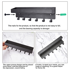Carbon Steel Wall Mounted Hook Hangers&nbsp;HJEW-WH0006-47