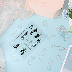 1 Sheet Silicone Clear Stamps&nbsp;DIY-GF0007-04