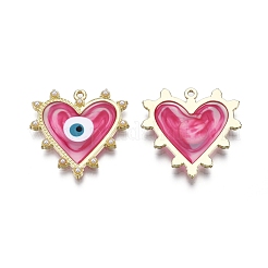 Alloy Enamel Pendants&nbsp;ENAM-F143-13-G