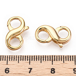 Brass Hook Clasps&nbsp;KK-N254-18G
