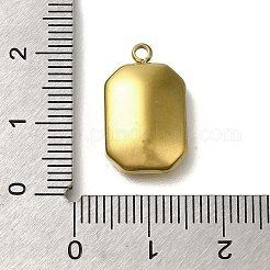 Ion Plating(IP) 304 Stainless Steel Pendant Cabochon Settings&nbsp;STAS-I310-25G