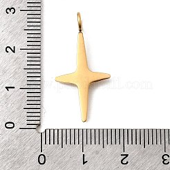 304 Stainless Steel Rhinestone Pendants&nbsp;STAS-B094-19G