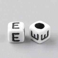 Opaque Acrylic Beads&nbsp;SACR-Q188-02E