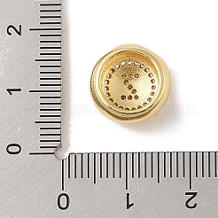 Rack Plating Brass & Clear Cubic Zirconia Pendants&nbsp;KK-Z047-07G-Z-RS