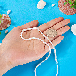 1 Strand Natural Trochus Shell Rondelle Beads Strands&nbsp;SSHEL-TA0001-16A