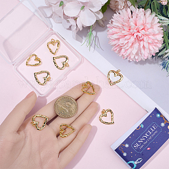 12Pcs 2 Styles Brass Pendants&nbsp;KK-SC0007-39