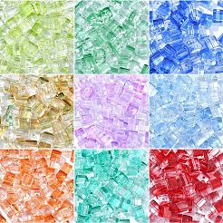 100Pcs Baking Paint Transparent Glass Beads&nbsp;DGLA-YW0001-35E