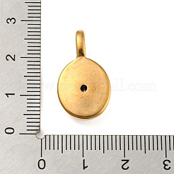 Golden Plated 304 Stainless Steel Rhinestone Pendants&nbsp;LS-STAS-Q253-01G-06