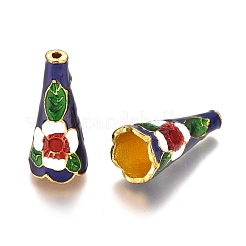 Alloy Enamel Bead Cones&nbsp;PALLOY-K243-08G
