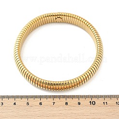 304 Stainless Steel Flat Snake Chain Bracelet&nbsp;BJEW-B076-01G