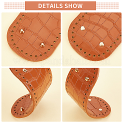 3Pcs 3 Style PU Leather Flat Round Bag Bottom&nbsp;FIND-WR0004-43B