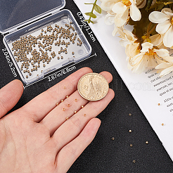 300Pcs 4 Styles Brass Crimp Beads&nbsp;KK-BBC0014-69