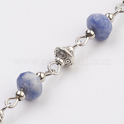 Natural Gemstone Beads Handmade Chains&nbsp;AJEW-JB00405