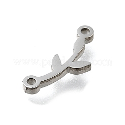 304 Stainless Steel Connectors Charms&nbsp;STAS-U041-06P
