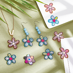 30Pcs 3 Style Transparent Acrylic Pendants&nbsp;KY-CA0001-30