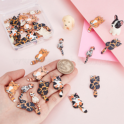 28Pcs 7 Styles Alloy Enamel Pendants&nbsp;FIND-GA0005-53