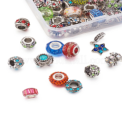 Alloy Rhinestone European Beads&nbsp;MPDL-TA0001-01