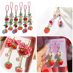 4 Sets Opaque Resin Pendants&nbsp;RESI-SC0006-19