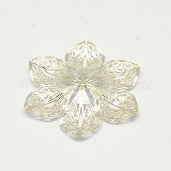 Brass Filigree Joiner&nbsp;X-KK-E710-75G