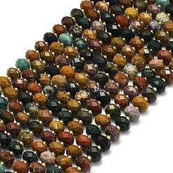 Natural Ocean Jasper Beads Strands&nbsp;G-P573-A24-01