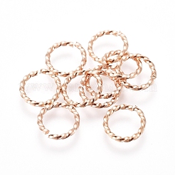 304 Stainless Steel Open Jump Rings&nbsp;STAS-E484-71E-RG
