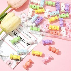 40Pcs UV Plating Opaque Acrylic Beads&nbsp;OACR-FS0002-27