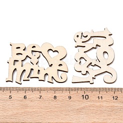 Natural Wood Cabochons&nbsp;WOOD-NB0001-58