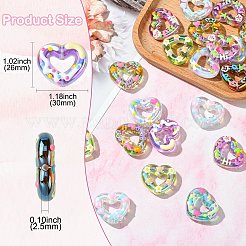 Transparent Acrylic Beads&nbsp;OACR-CJC0006-26