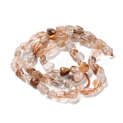 Natural Rutilated Quartz Beads Strands&nbsp;G-P497-01C-20