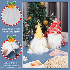 Artificial Wool Gnome Beard Costume Beard&nbsp;DIY-WH0188-94D