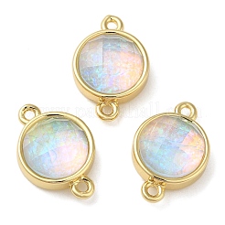 Synthetic Opal Connector Charms&nbsp;KK-S370-05G