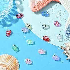 14Pcs 14 Colors Glass Beads&nbsp;LAMP-CJ0002-11