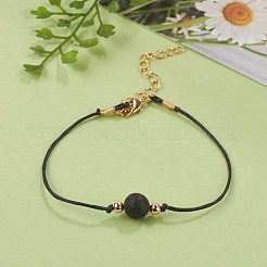 Natural Lava Rock Beaded Bracelets&nbsp;BJEW-JB05505-02