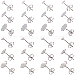 304 Stainless Steel Stud Earring Findings&nbsp;STAS-SP0002-01